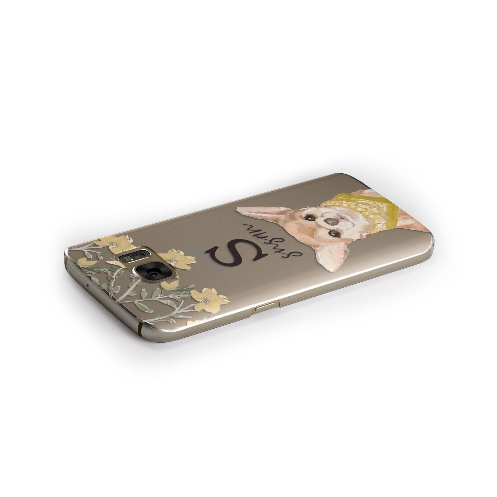 Personalised Chihuahua Dog Samsung Galaxy Case Side Close Up