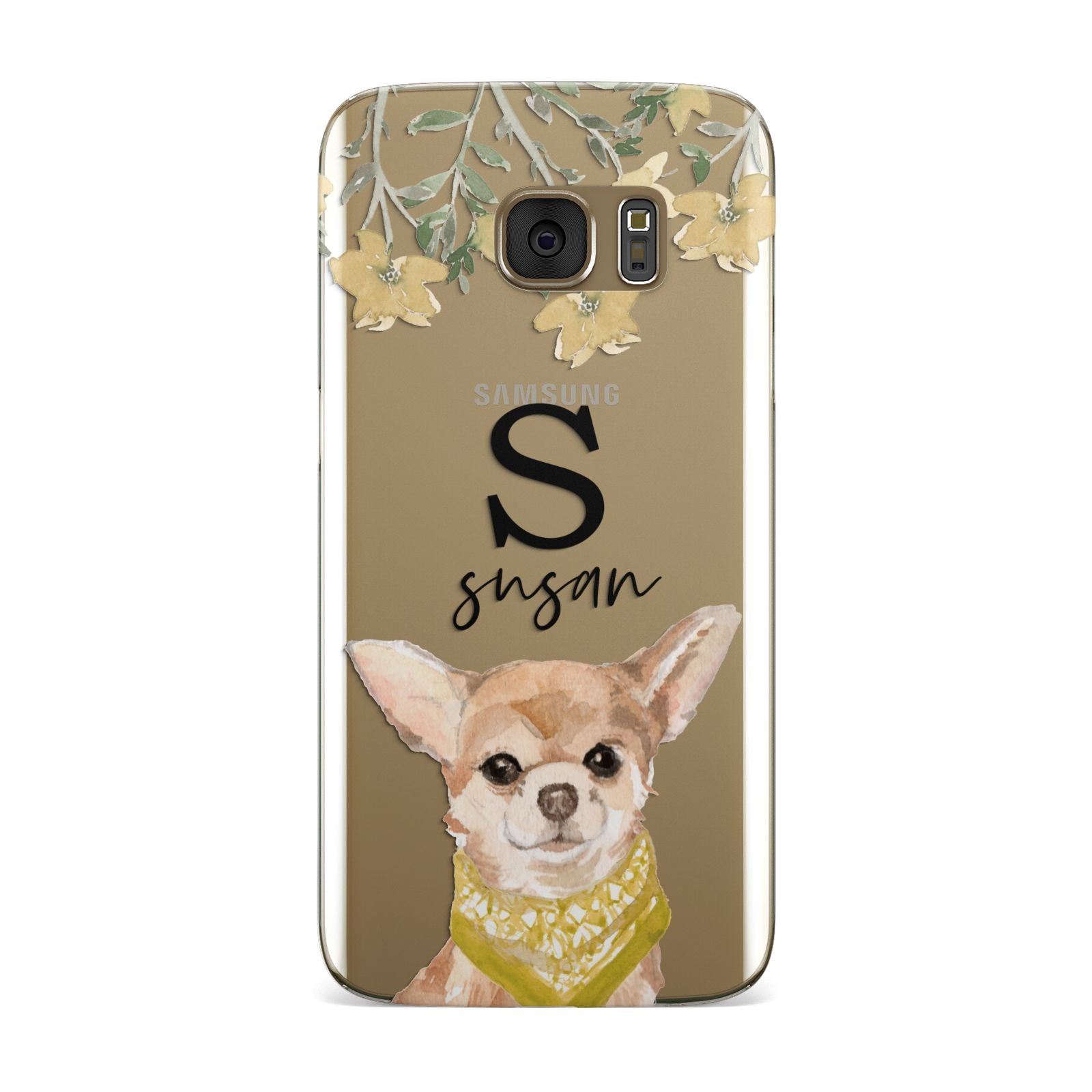 Personalised Chihuahua Dog Samsung Galaxy Case