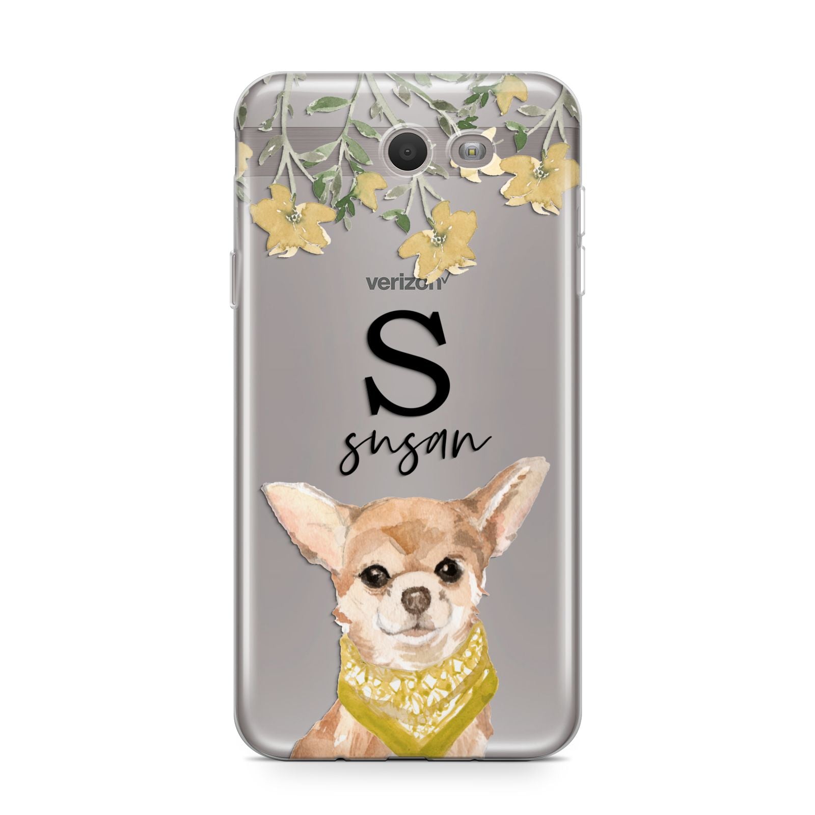 Personalised Chihuahua Dog Samsung Galaxy J7 2017 Case