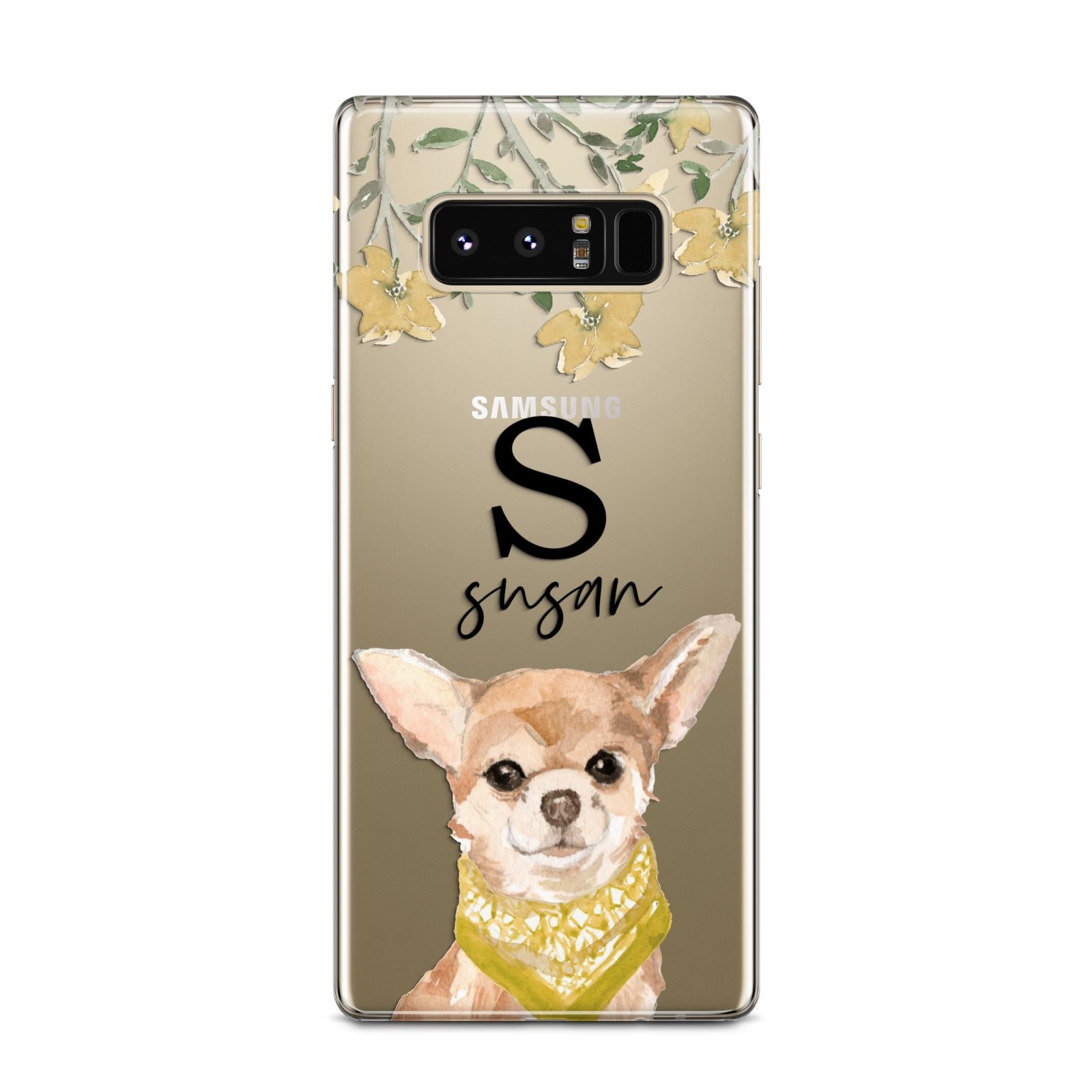 Personalised Chihuahua Dog Samsung Galaxy Note 8 Case