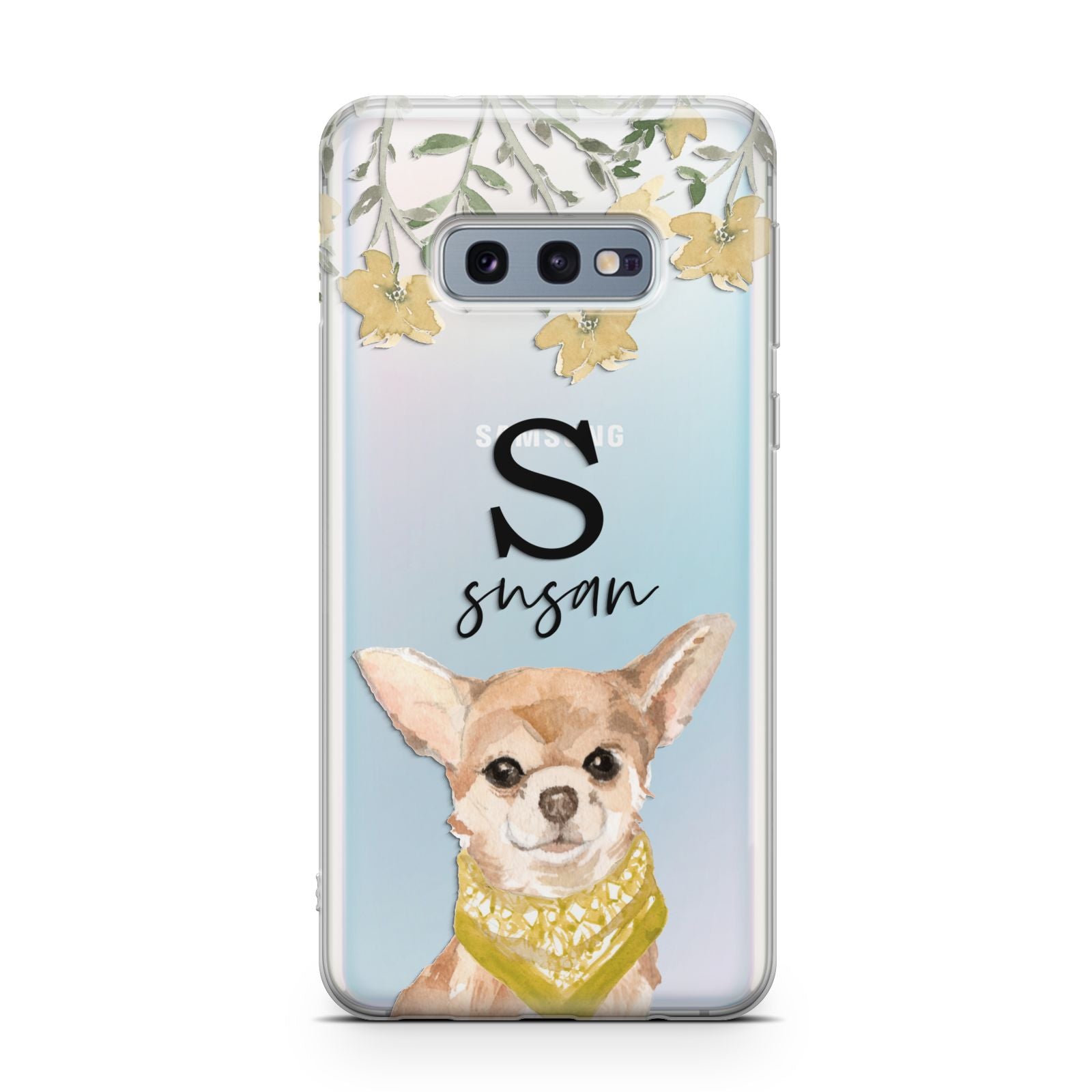 Personalised Chihuahua Dog Samsung Galaxy S10E Case