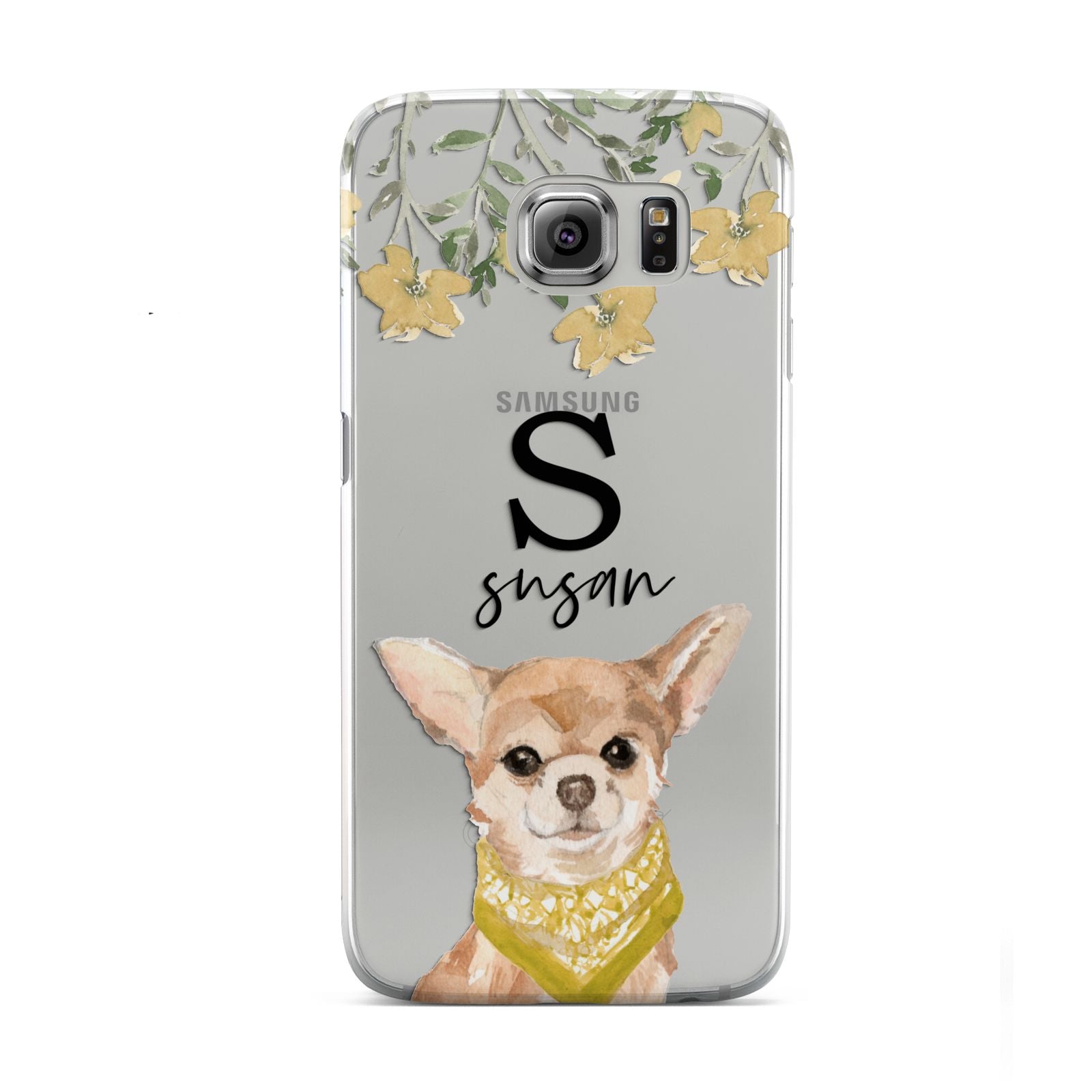 Personalised Chihuahua Dog Samsung Galaxy S6 Case