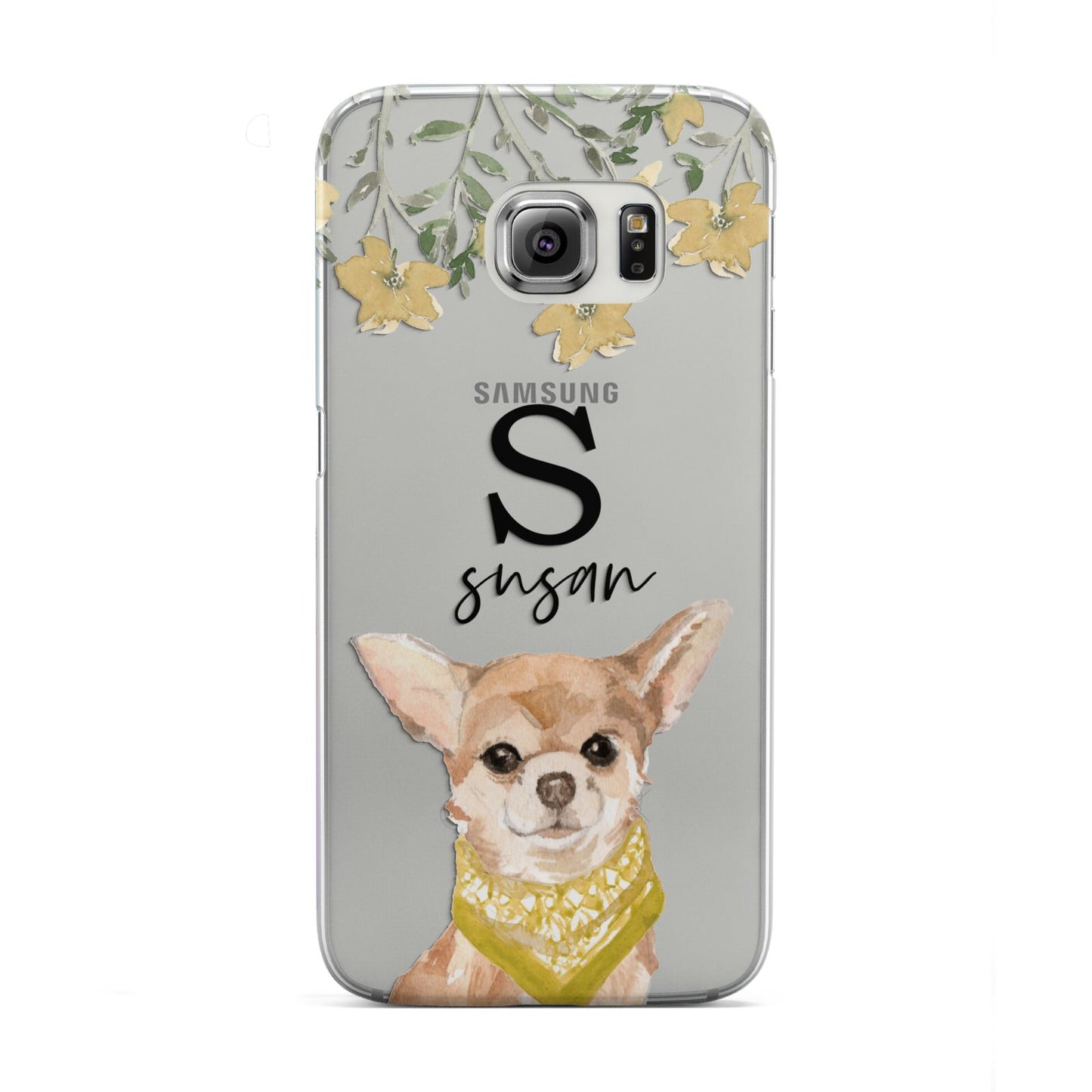 Personalised Chihuahua Dog Samsung Galaxy S6 Edge Case