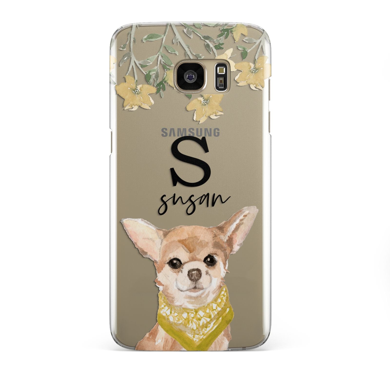 Personalised Chihuahua Dog Samsung Galaxy S7 Edge Case