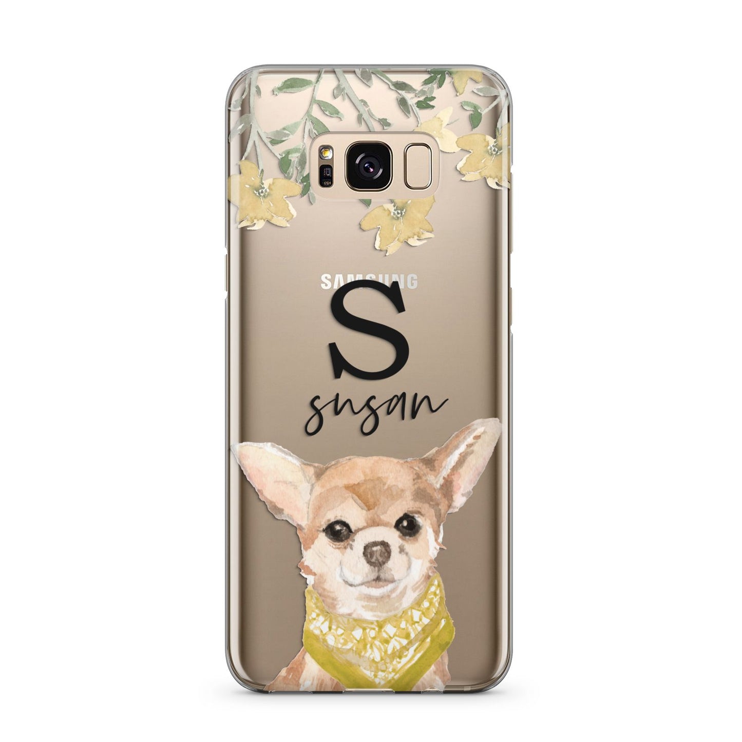 Personalised Chihuahua Dog Samsung Galaxy S8 Plus Case