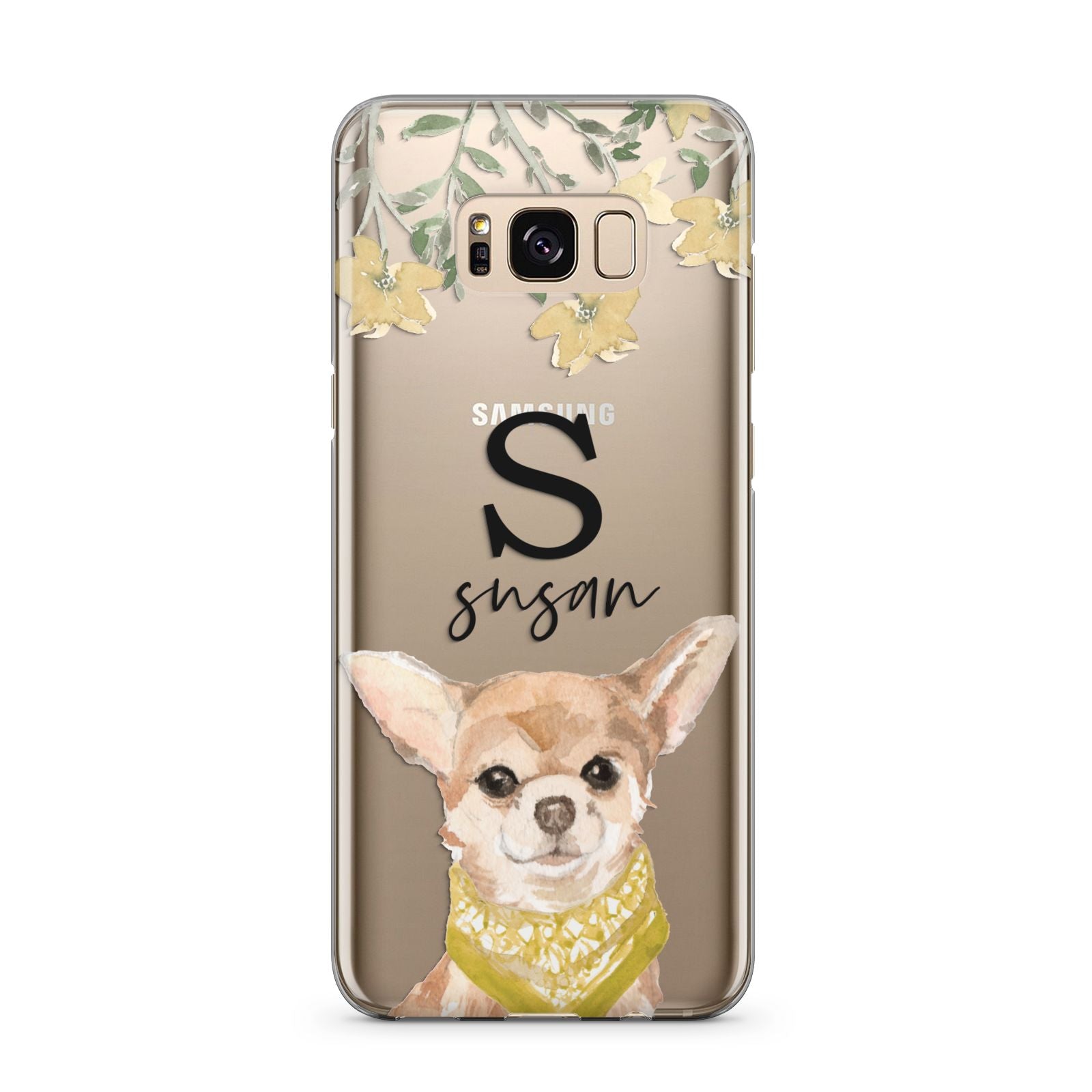 Personalised Chihuahua Dog Samsung Galaxy S8 Plus Case