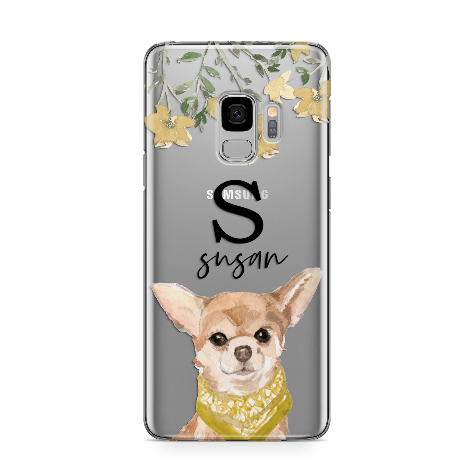 Personalised Chihuahua Dog Samsung Galaxy S9 Case