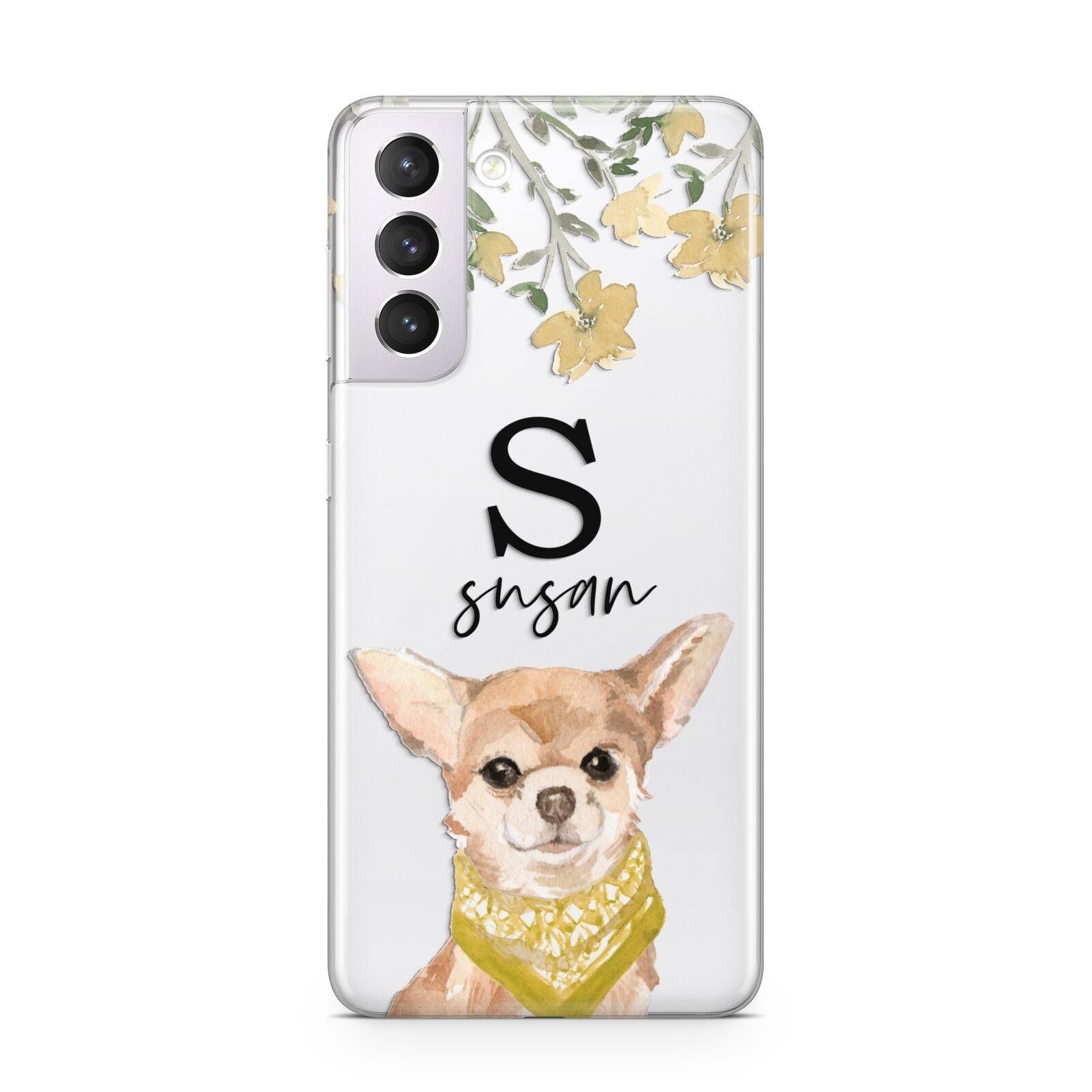 Personalised Chihuahua Dog Samsung S21 Case