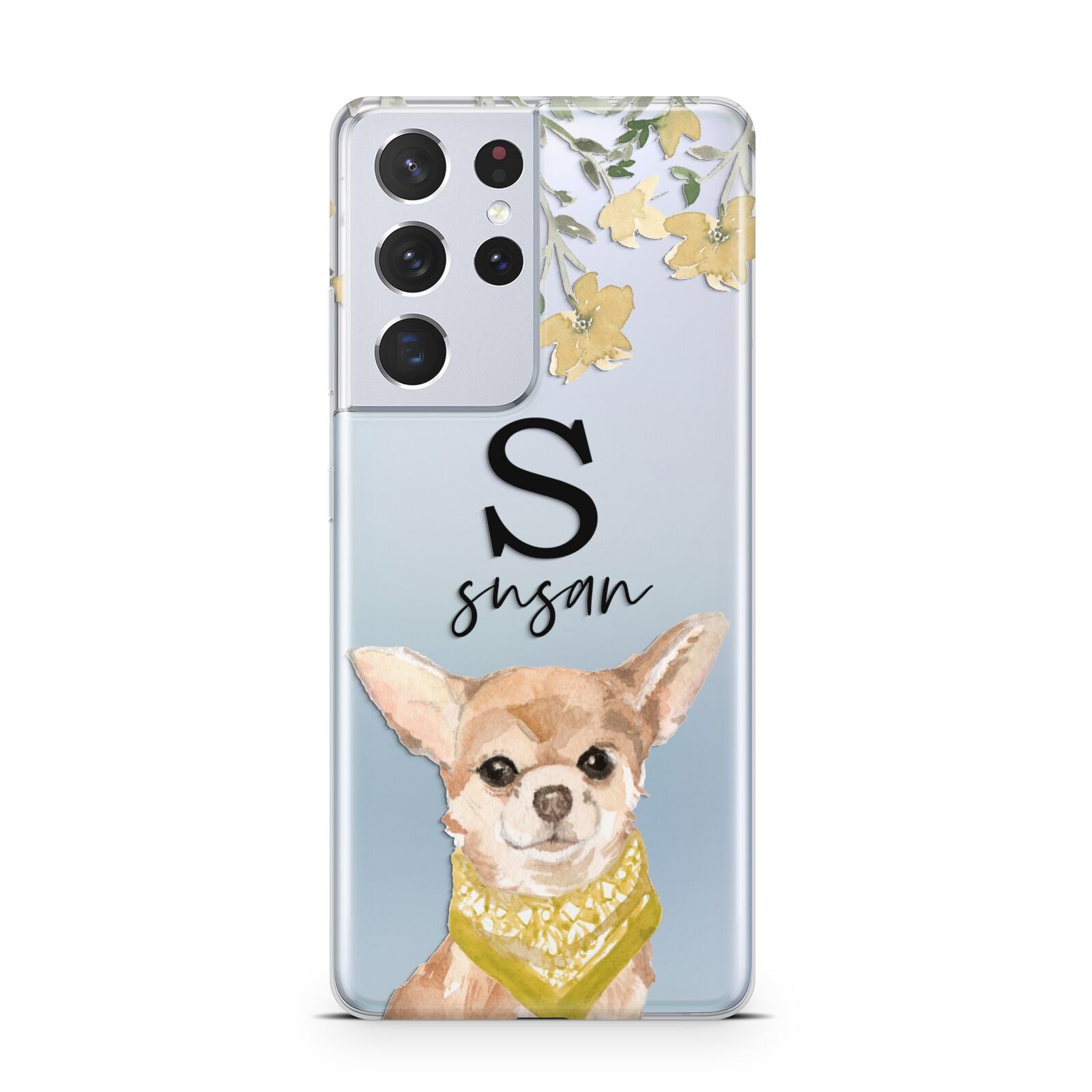 Personalised Chihuahua Dog Samsung S21 Ultra Case