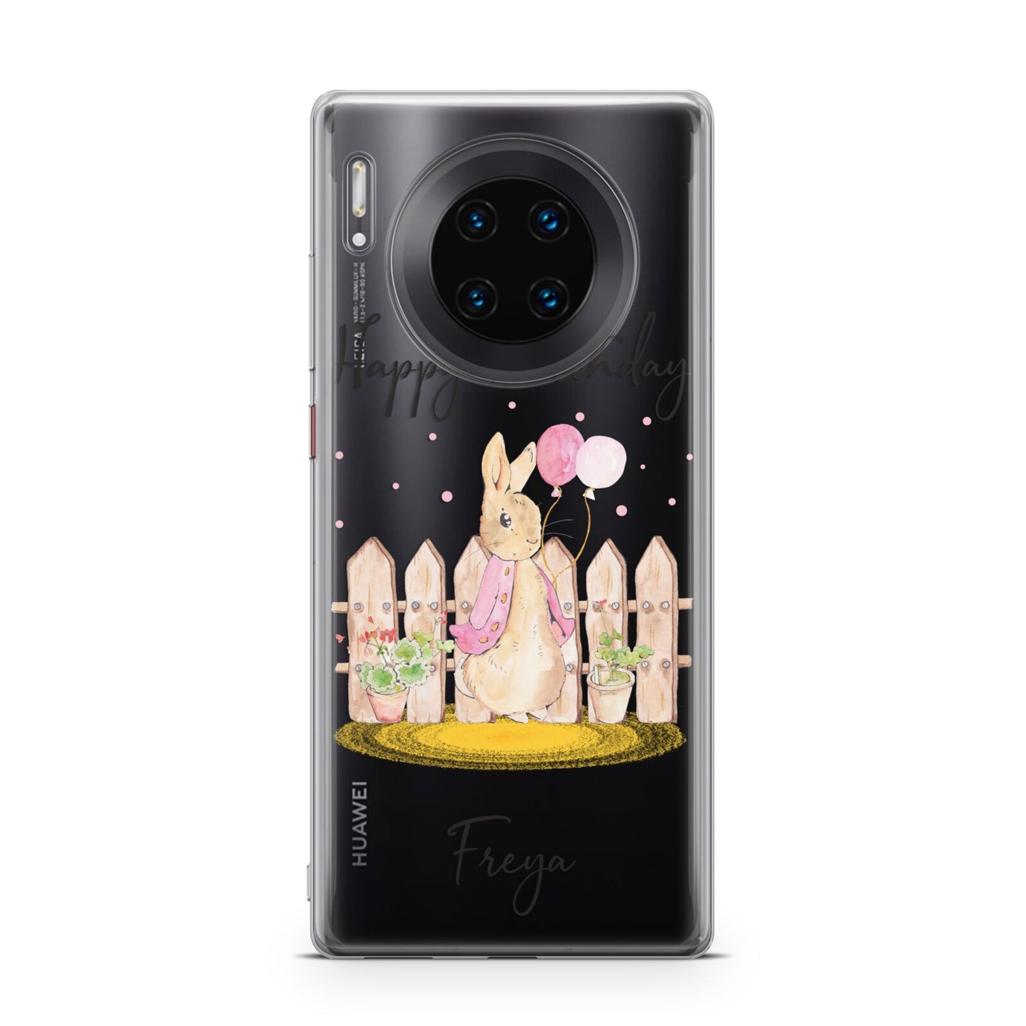 Personalised Children s Birthday Rabbit Huawei Mate 30 Pro Phone Case