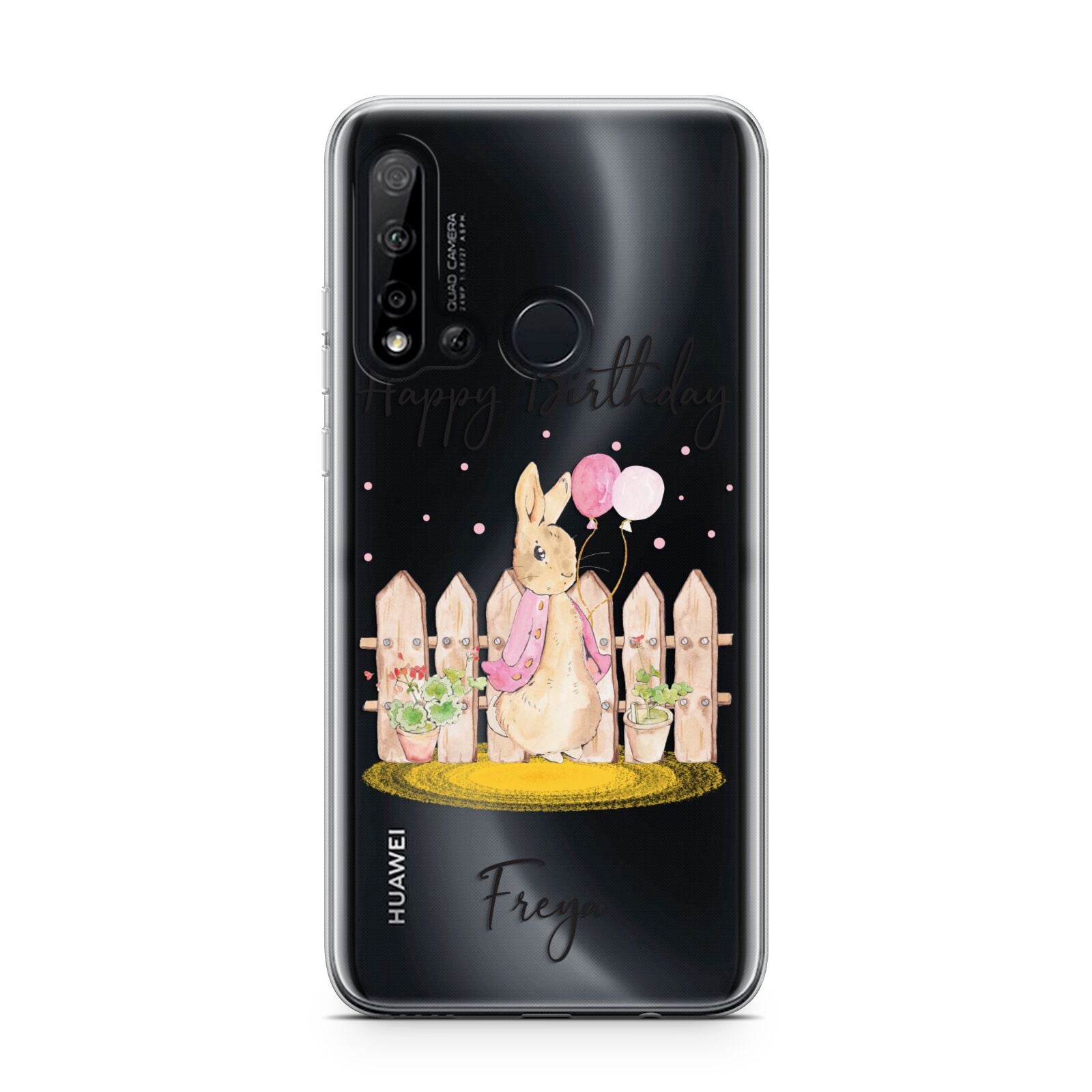 Personalised Children s Birthday Rabbit Huawei P20 Lite 5G Phone Case
