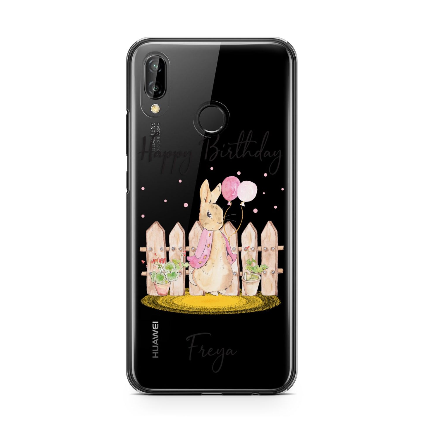 Personalised Children s Birthday Rabbit Huawei P20 Lite Phone Case