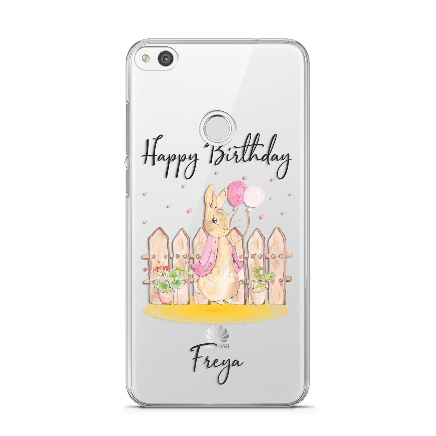 Personalised Children s Birthday Rabbit Huawei P8 Lite Case