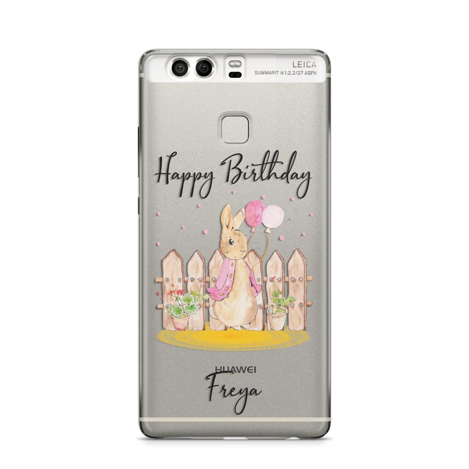 Personalised Children s Birthday Rabbit Huawei P9 Case