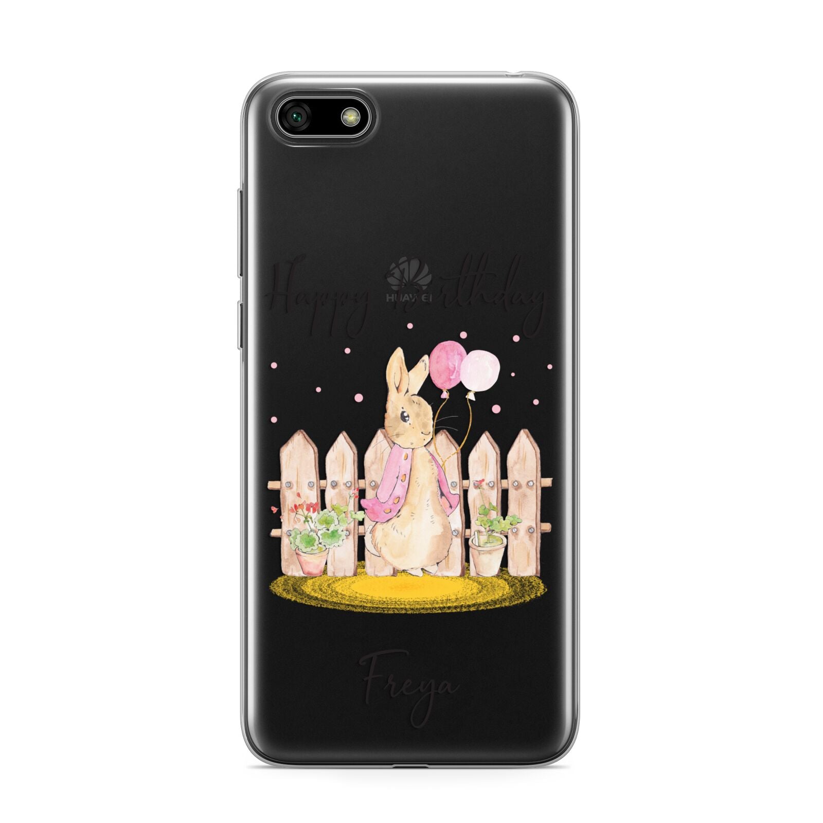 Personalised Children s Birthday Rabbit Huawei Y5 Prime 2018 Phone Case