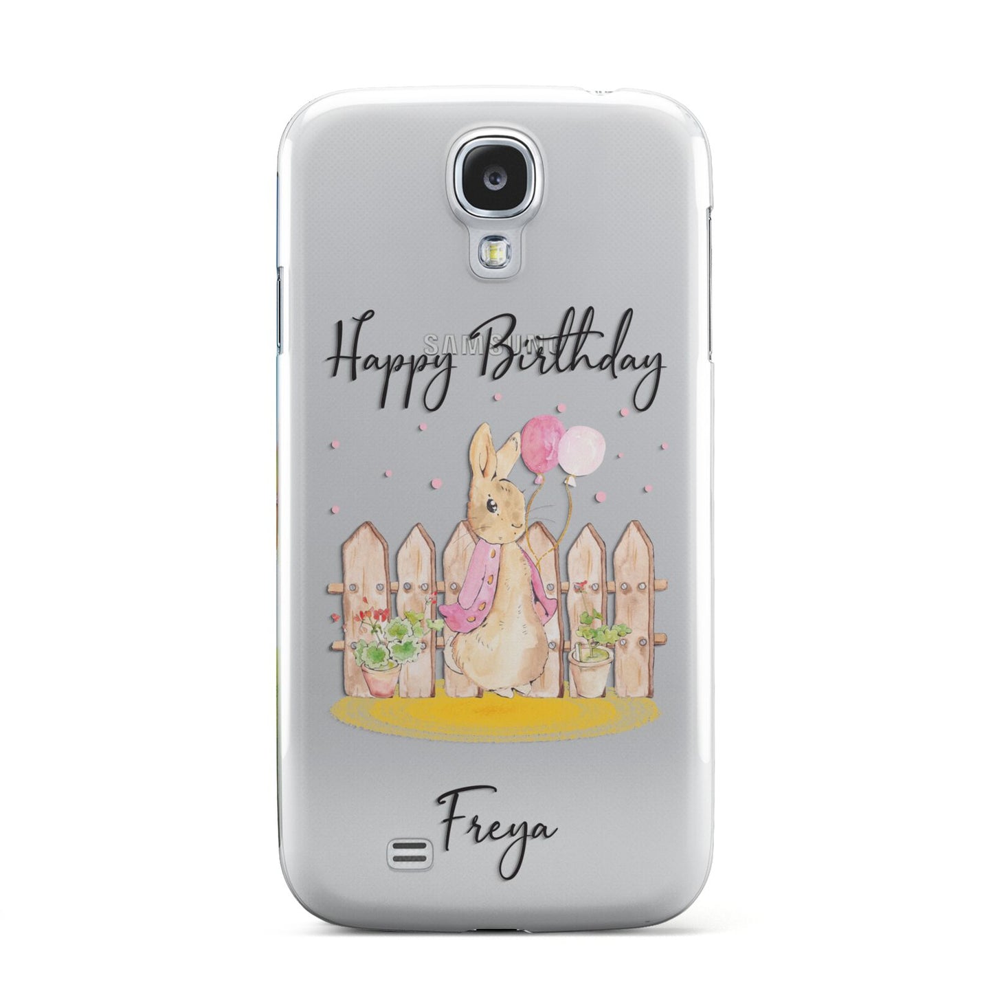 Personalised Children s Birthday Rabbit Samsung Galaxy S4 Case