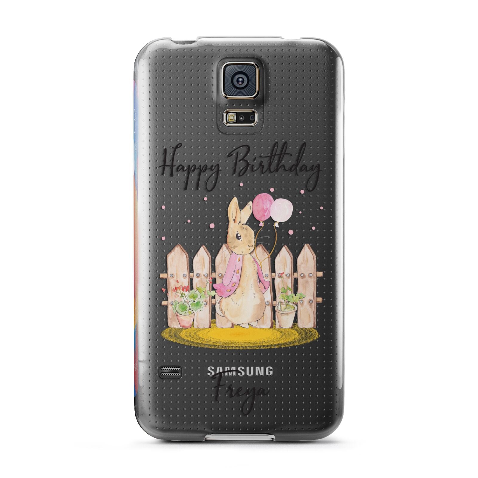 Personalised Children s Birthday Rabbit Samsung Galaxy S5 Case