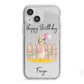 Personalised Children s Birthday Rabbit iPhone 13 Mini TPU Impact Case with White Edges