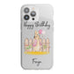 Personalised Children s Birthday Rabbit iPhone 13 Pro Max TPU Impact Case with White Edges