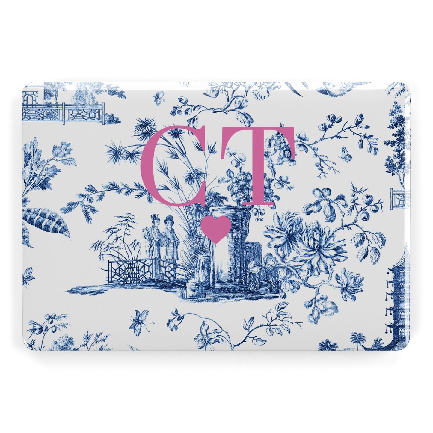 Personalised Chinoiserie Initials Apple MacBook Case