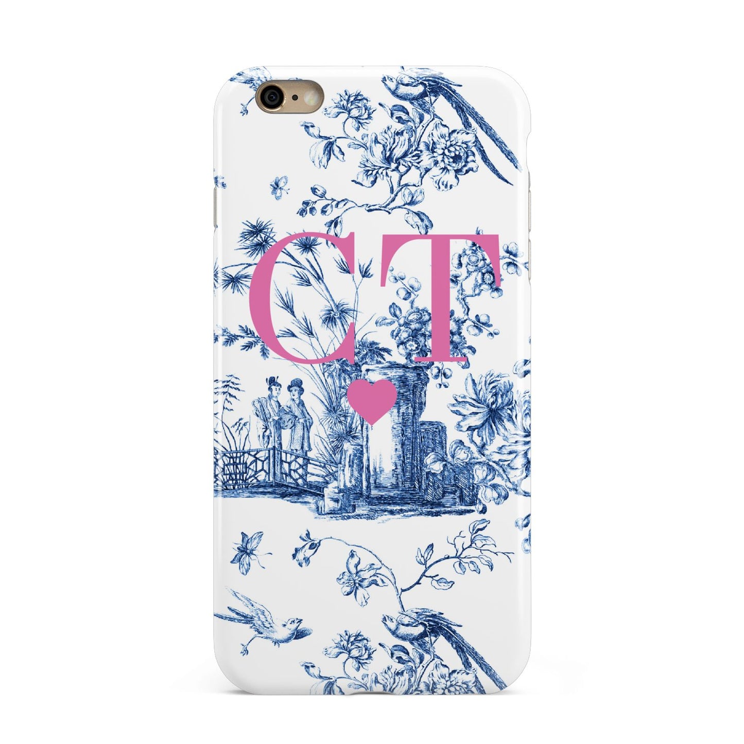 Personalised Chinoiserie Initials Apple iPhone 6 Plus 3D Tough Case