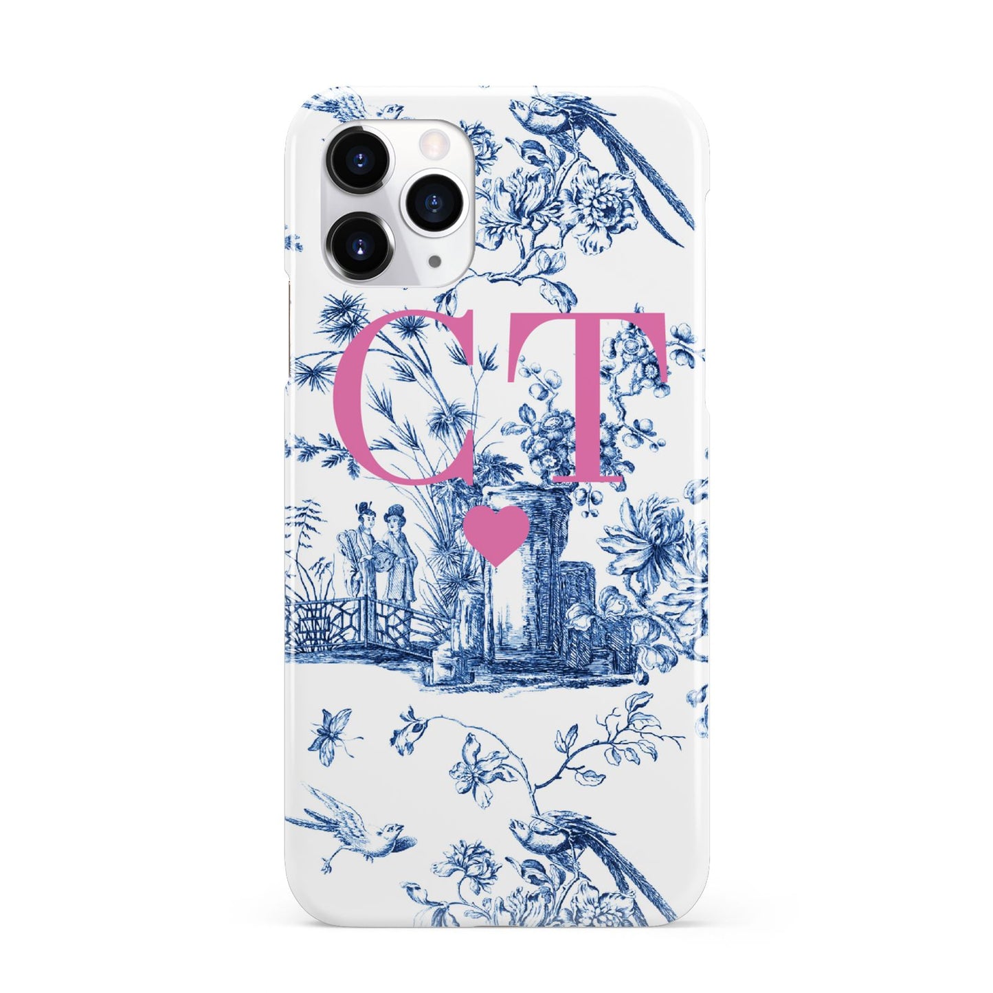 Personalised Chinoiserie Initials iPhone 11 Pro 3D Snap Case