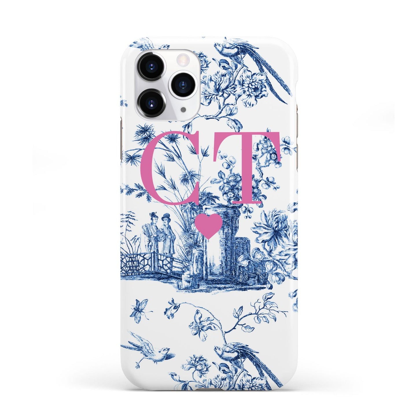 Personalised Chinoiserie Initials iPhone 11 Pro 3D Tough Case