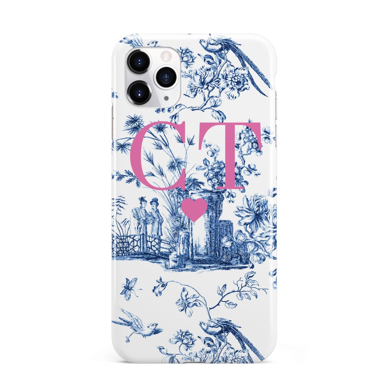 Personalised Chinoiserie Initials iPhone 11 Pro Max 3D Tough Case