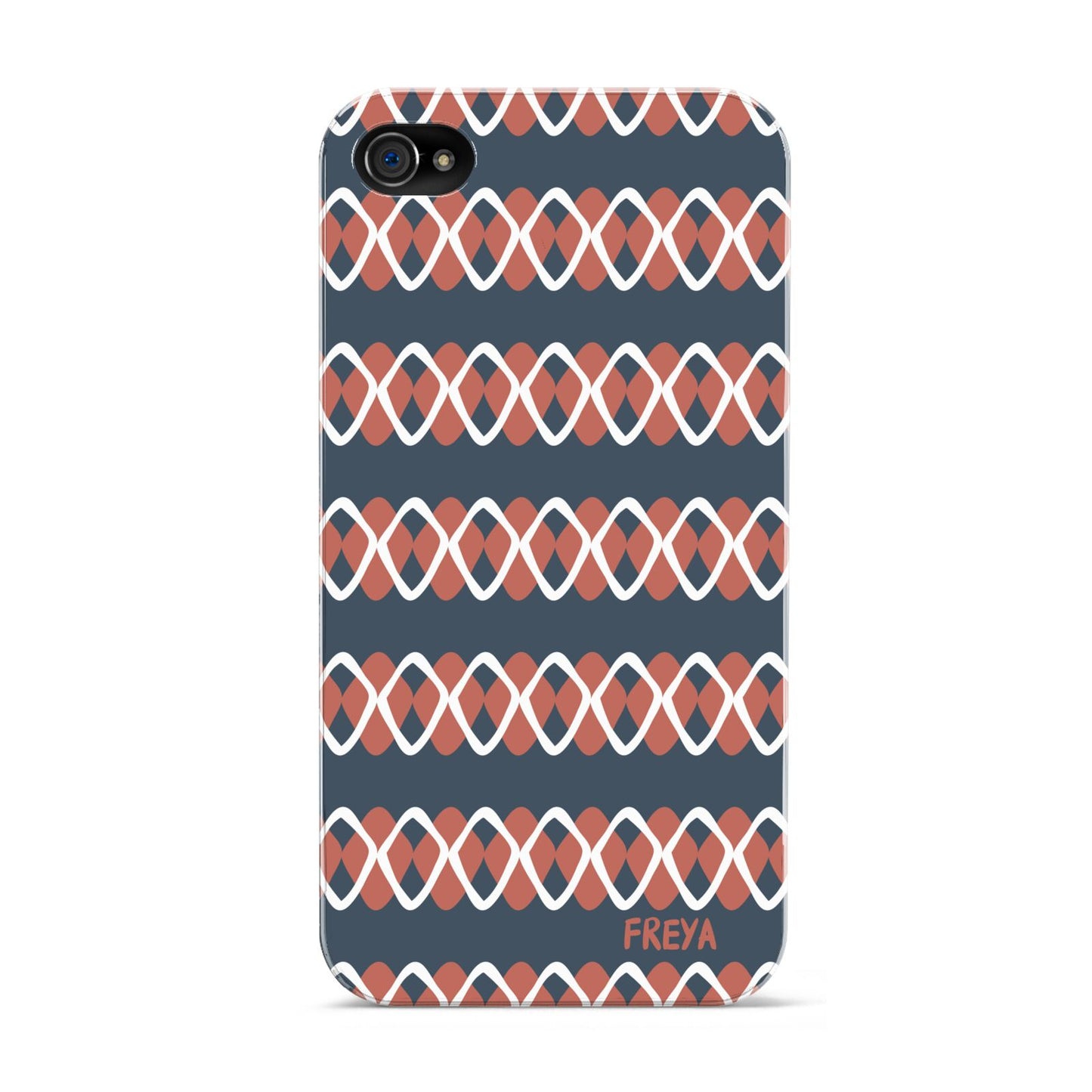 Personalised Christmas Abstract Pattern Apple iPhone 4s Case