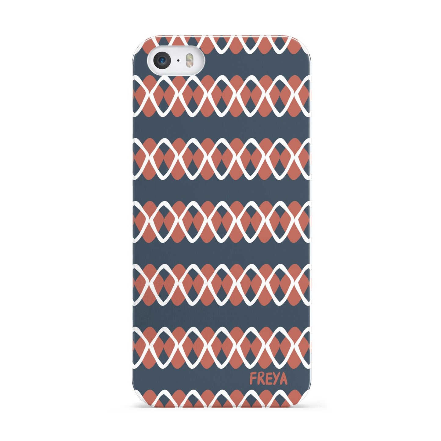 Personalised Christmas Abstract Pattern Apple iPhone 5 Case