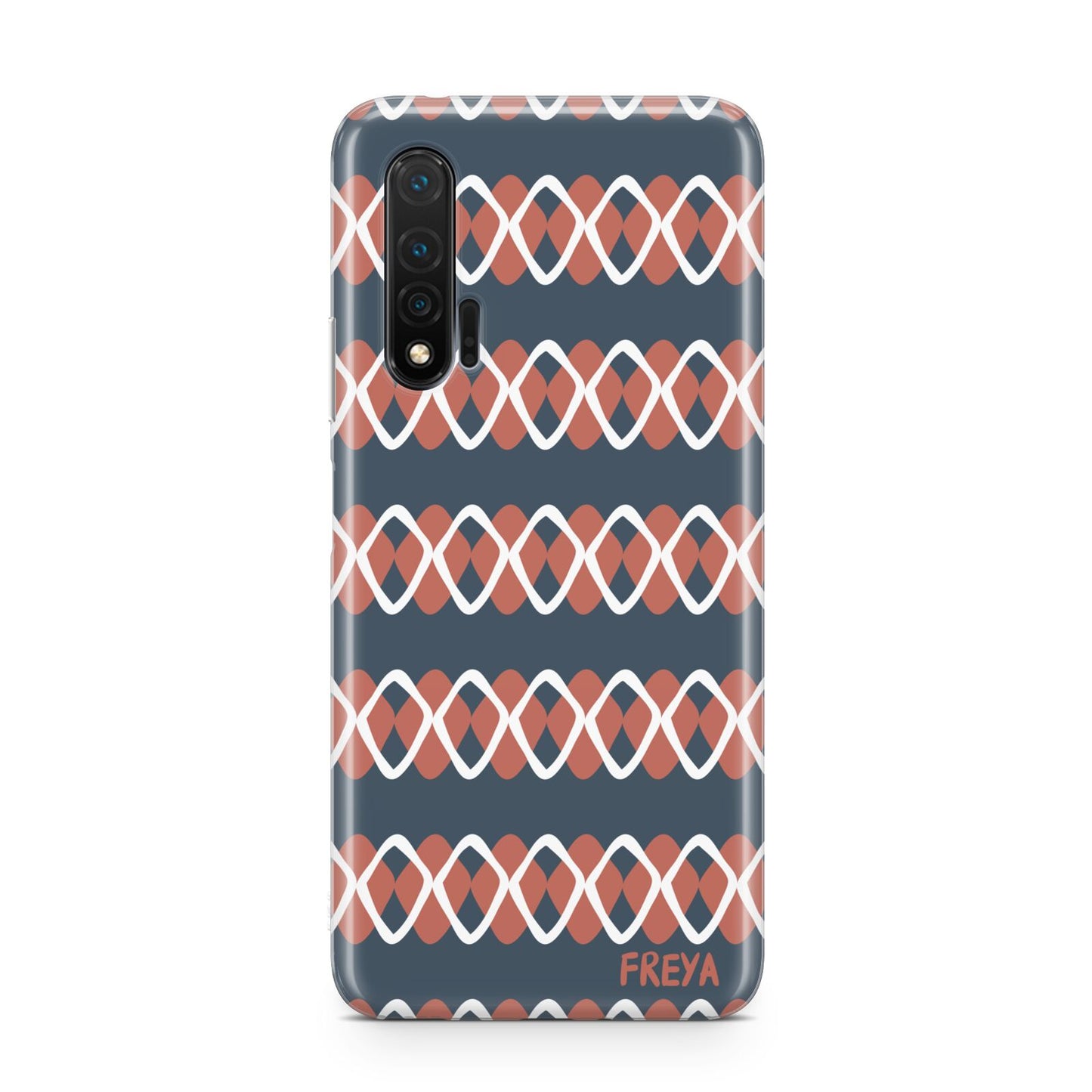 Personalised Christmas Abstract Pattern Huawei Nova 6 Phone Case