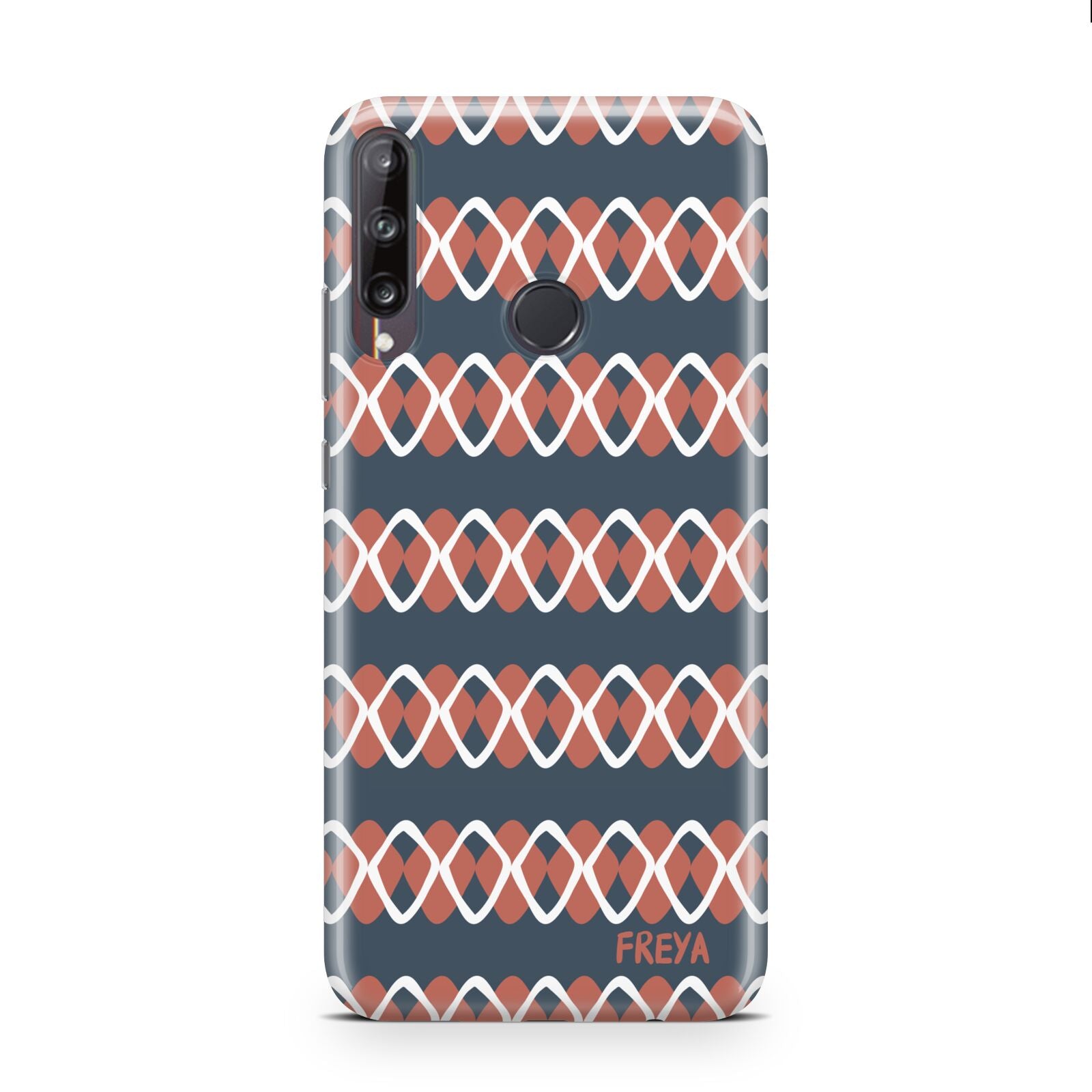 Personalised Christmas Abstract Pattern Huawei P40 Lite E Phone Case