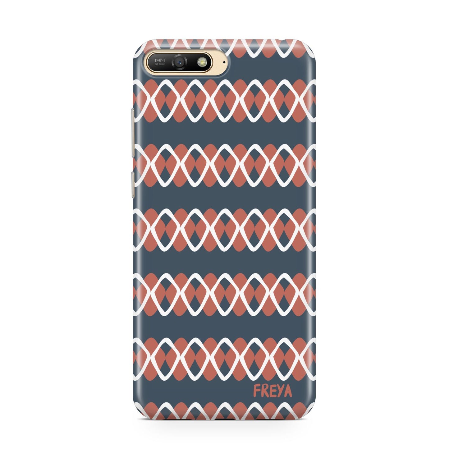 Personalised Christmas Abstract Pattern Huawei Y6 2018