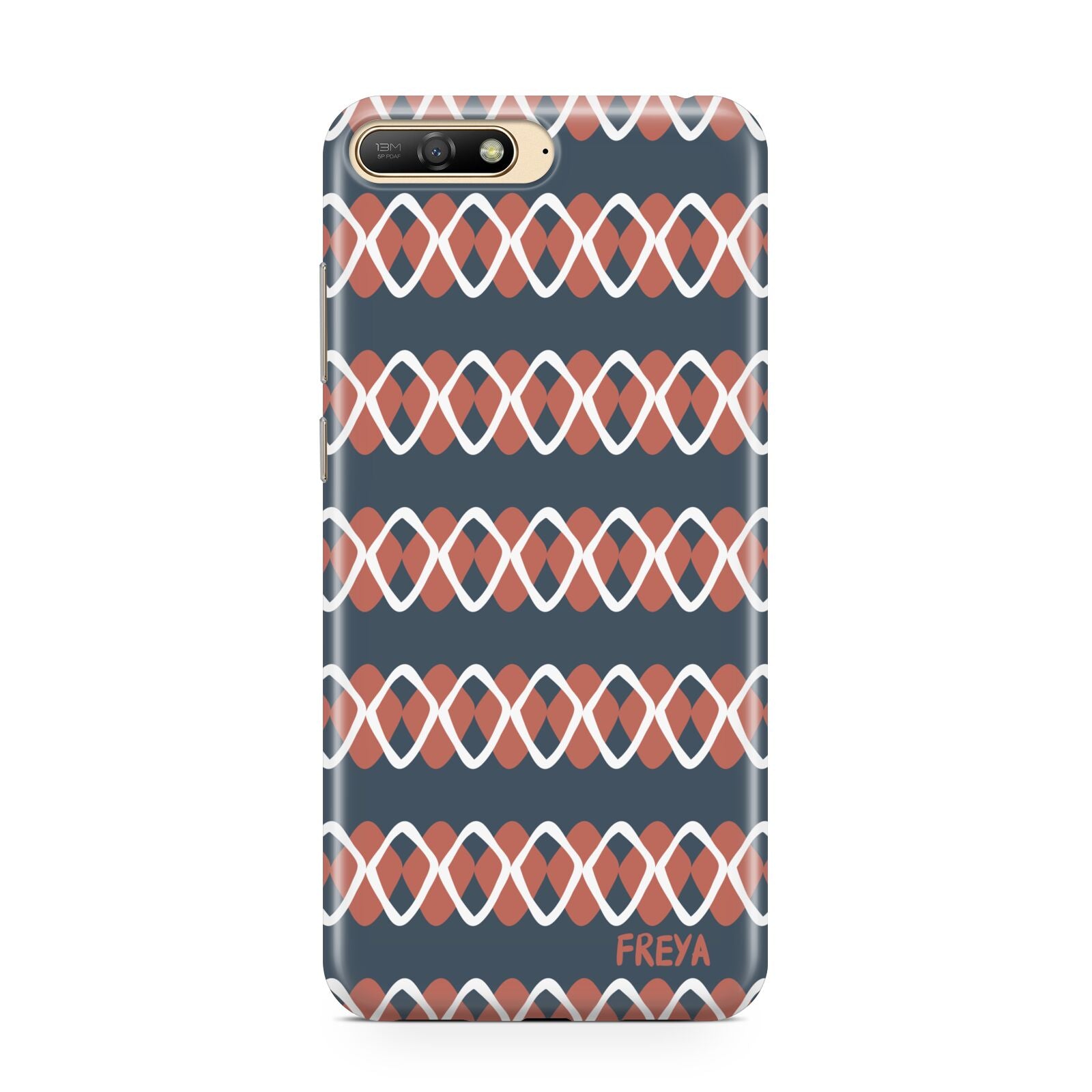 Personalised Christmas Abstract Pattern Huawei Y6 2018