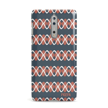 Personalised Christmas Abstract Pattern Nokia Case