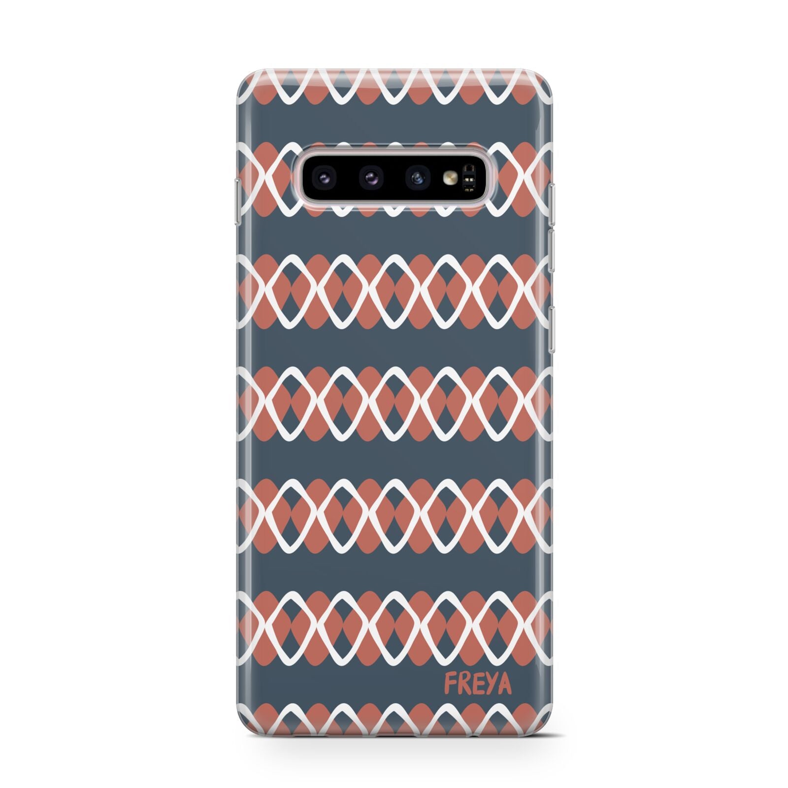 Personalised Christmas Abstract Pattern Protective Samsung Galaxy Case