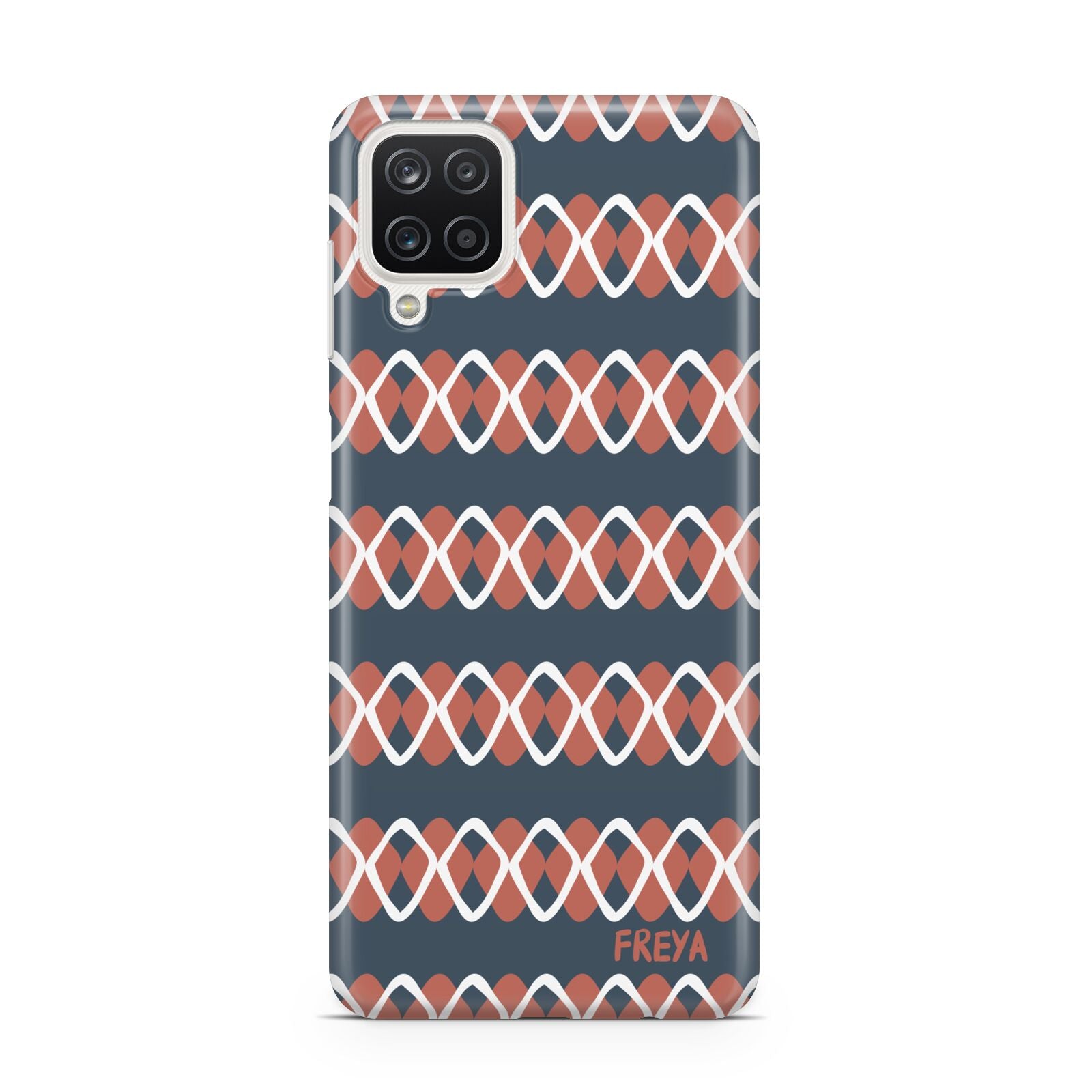 Personalised Christmas Abstract Pattern Samsung A12 Case