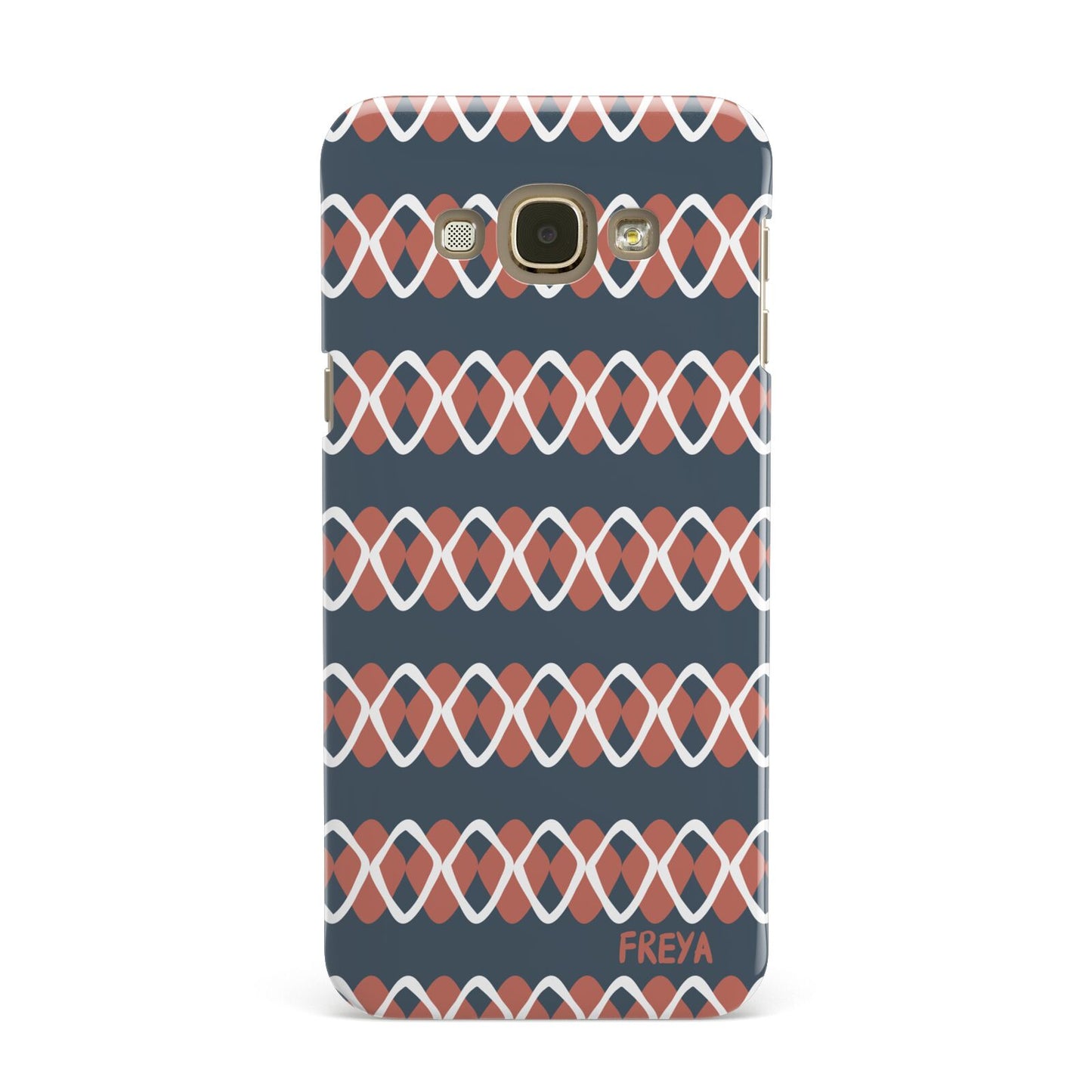 Personalised Christmas Abstract Pattern Samsung Galaxy A8 Case