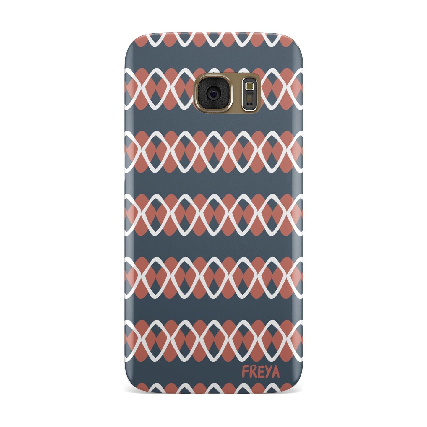 Personalised Christmas Abstract Pattern Samsung Galaxy Case