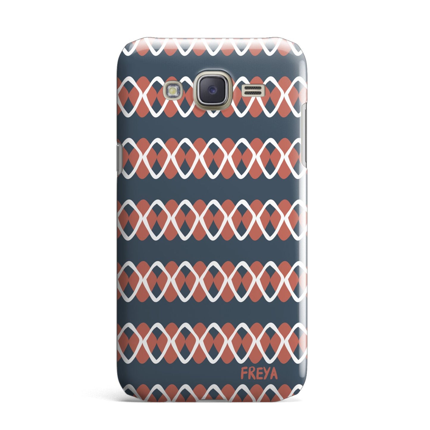 Personalised Christmas Abstract Pattern Samsung Galaxy J7 Case