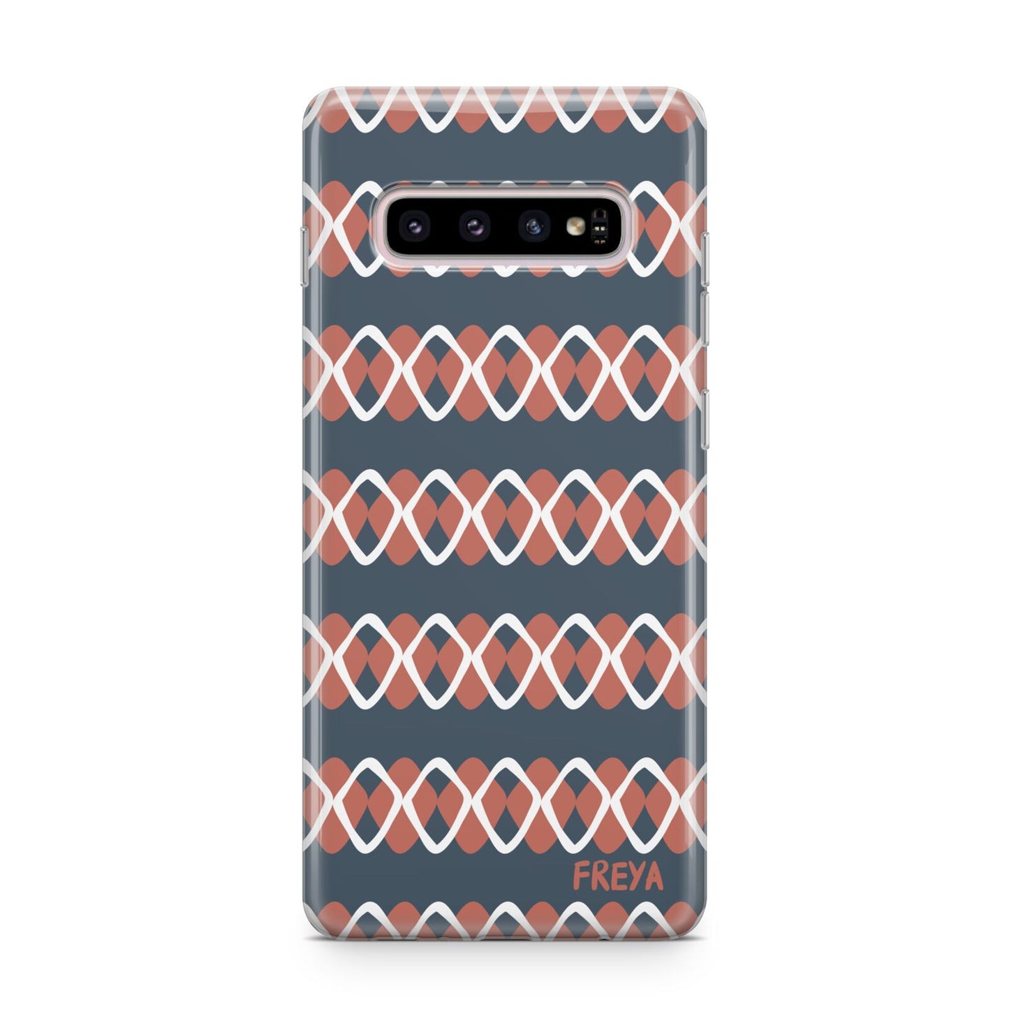 Personalised Christmas Abstract Pattern Samsung Galaxy S10 Plus Case