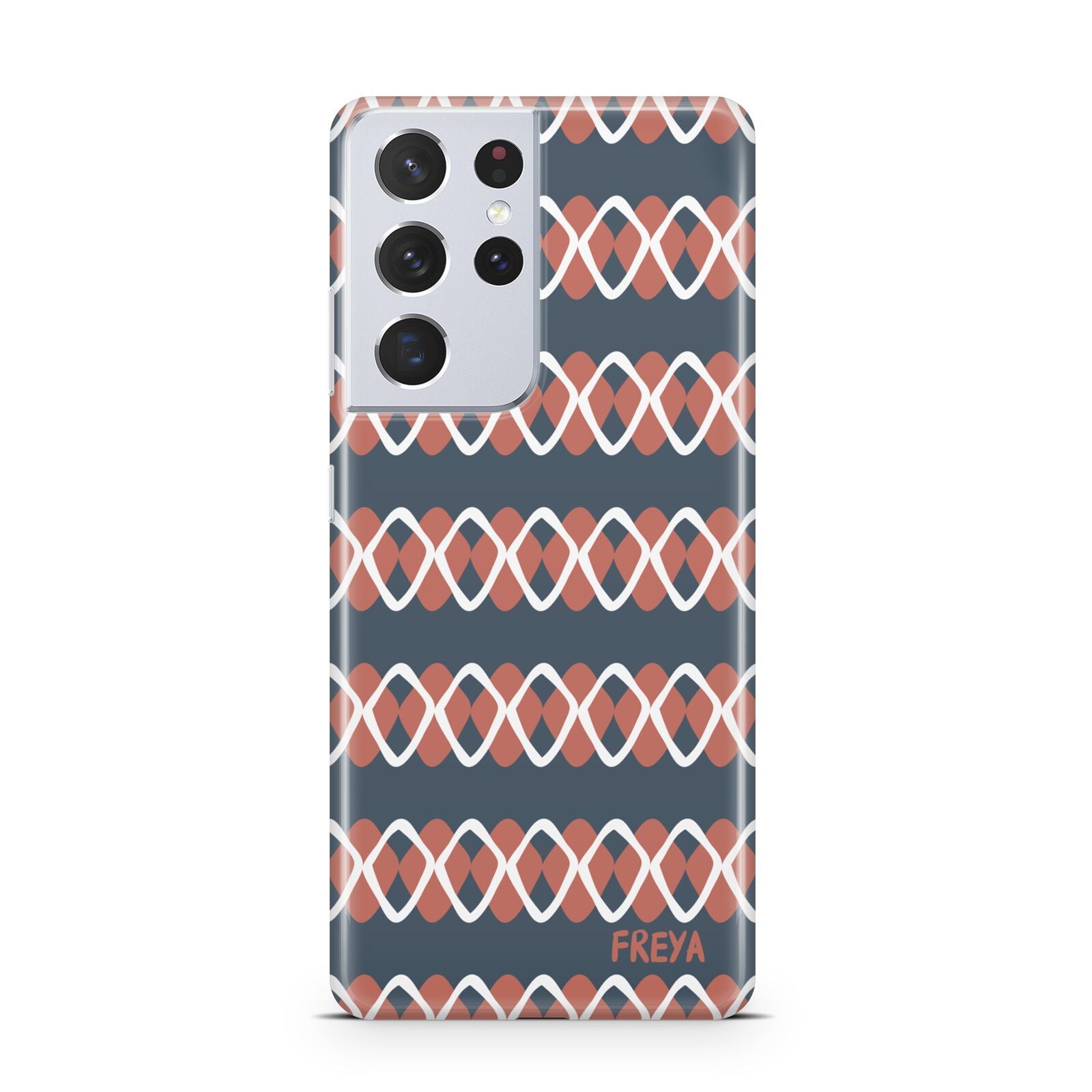 Personalised Christmas Abstract Pattern Samsung S21 Ultra Case