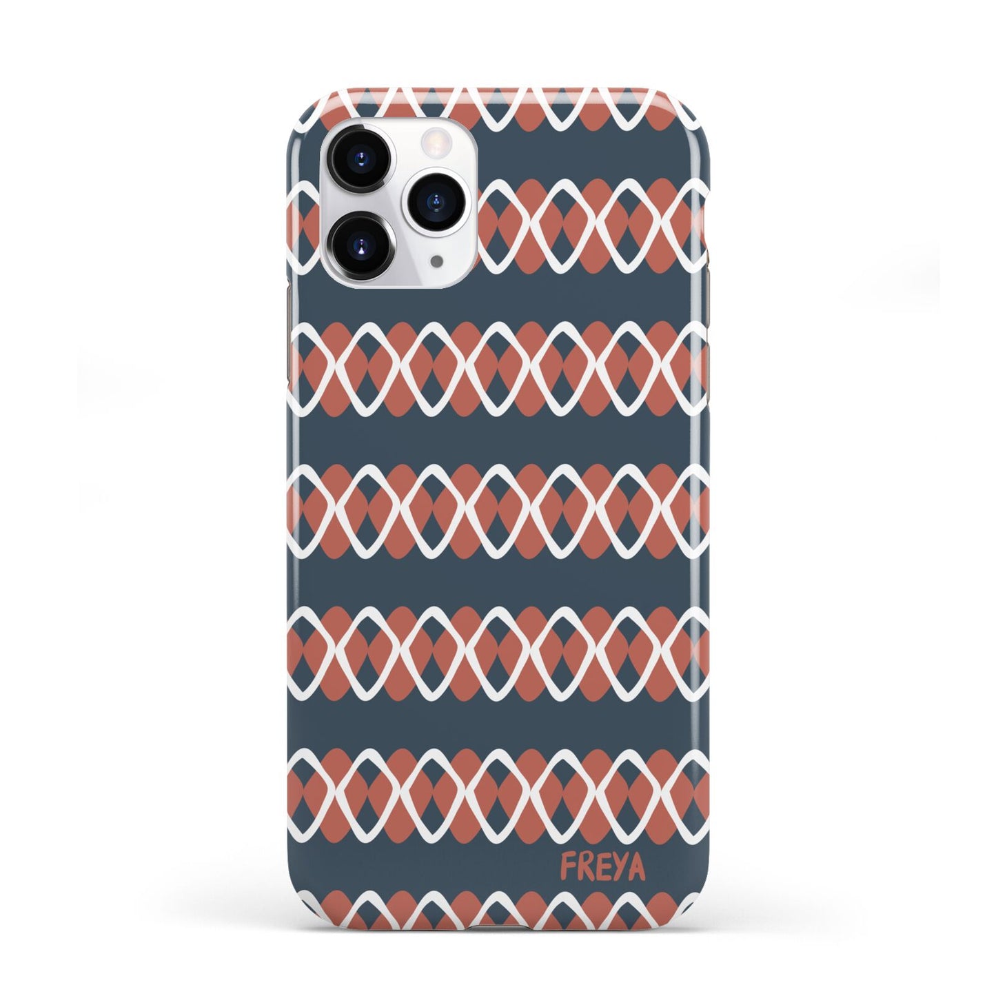 Personalised Christmas Abstract Pattern iPhone 11 Pro 3D Tough Case