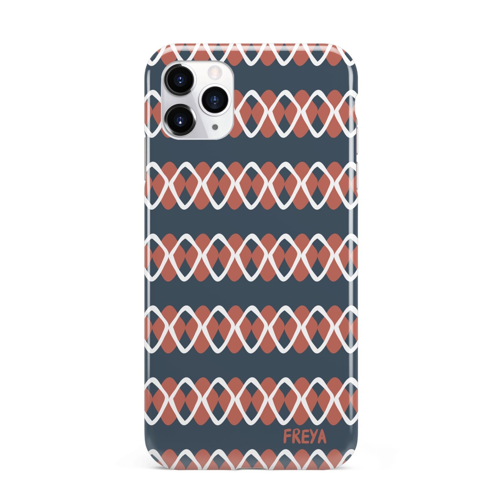 Personalised Christmas Abstract Pattern iPhone 11 Pro Max 3D Tough Case