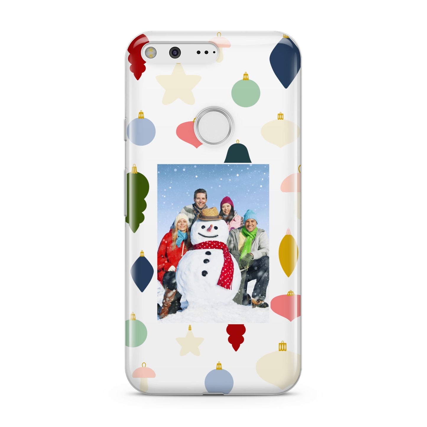 Personalised Christmas Baubles Google Pixel Case