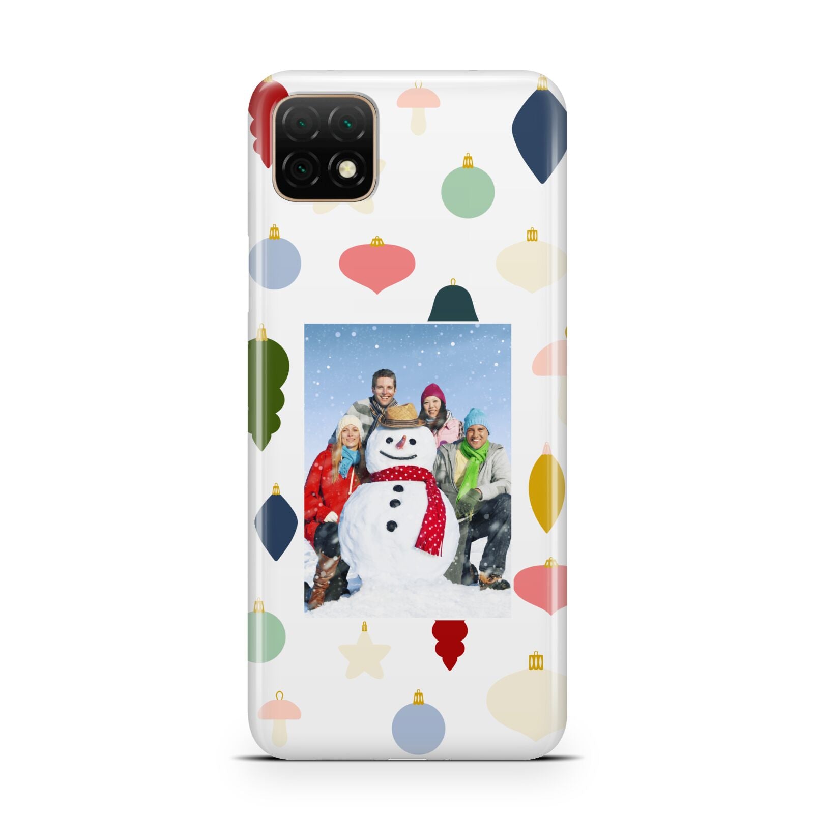 Personalised Christmas Baubles Huawei Enjoy 20 Phone Case