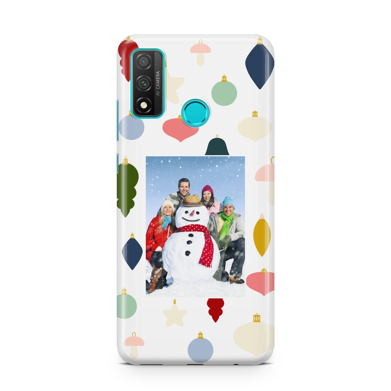 Personalised Christmas Baubles Huawei P Smart 2020