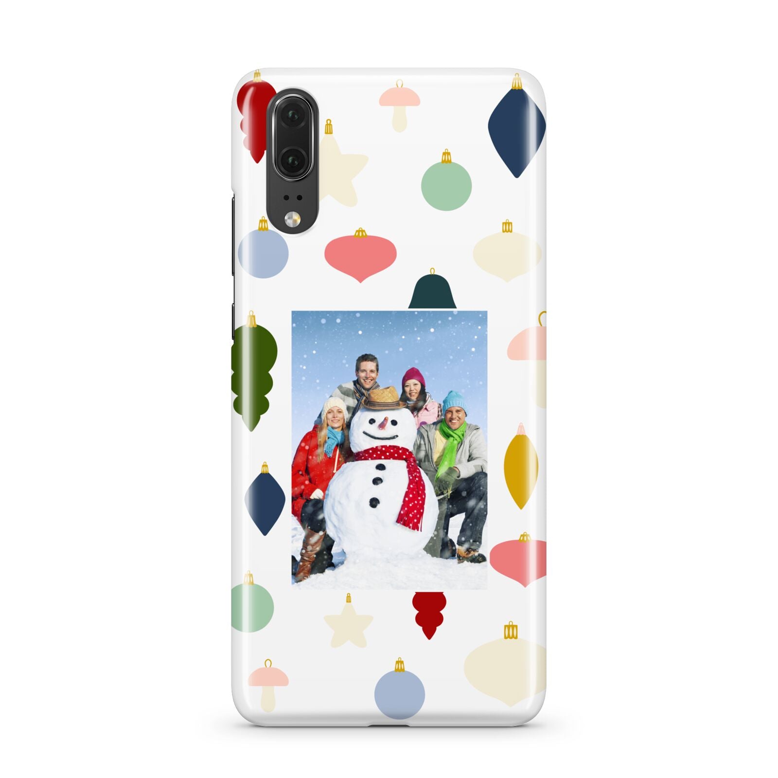 Personalised Christmas Baubles Huawei P20 Phone Case