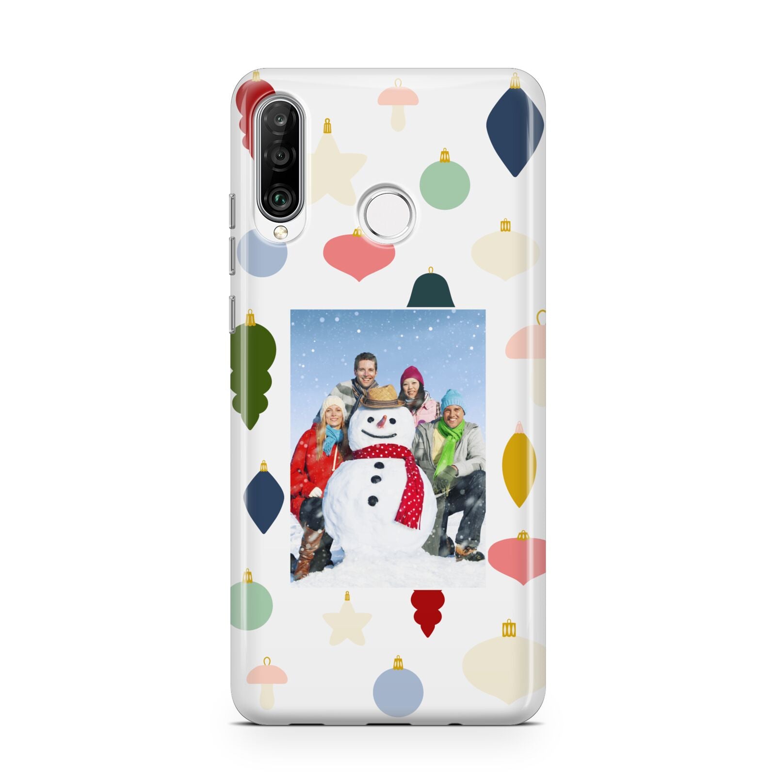 Personalised Christmas Baubles Huawei P30 Lite Phone Case