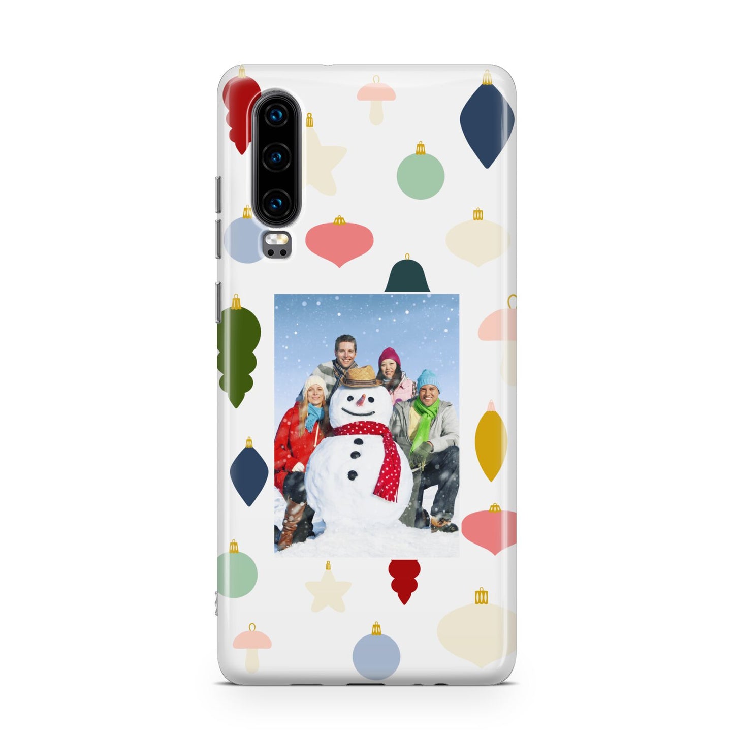 Personalised Christmas Baubles Huawei P30 Phone Case